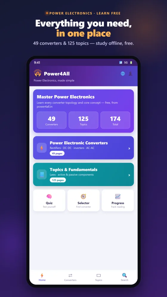 Power4All app screen