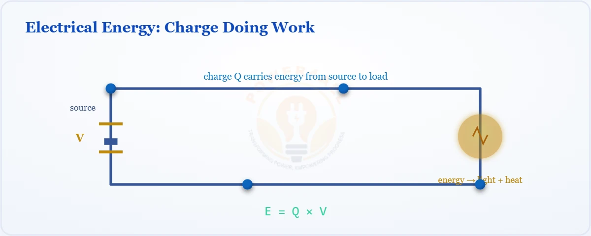 Electrical energy concept diagram – Topics | Power4All