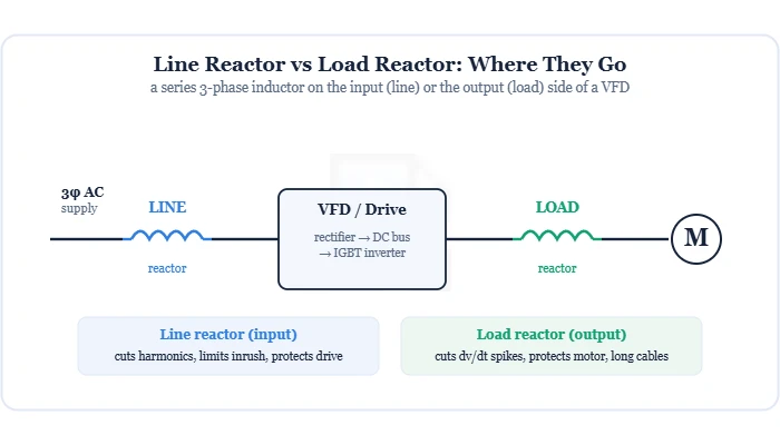 Line load reactor diagram – Topics | Power4All