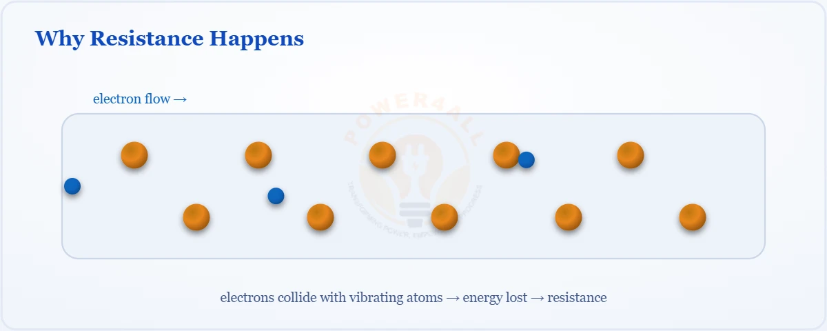 Electrical resistance concept diagram – Topics | Power4All